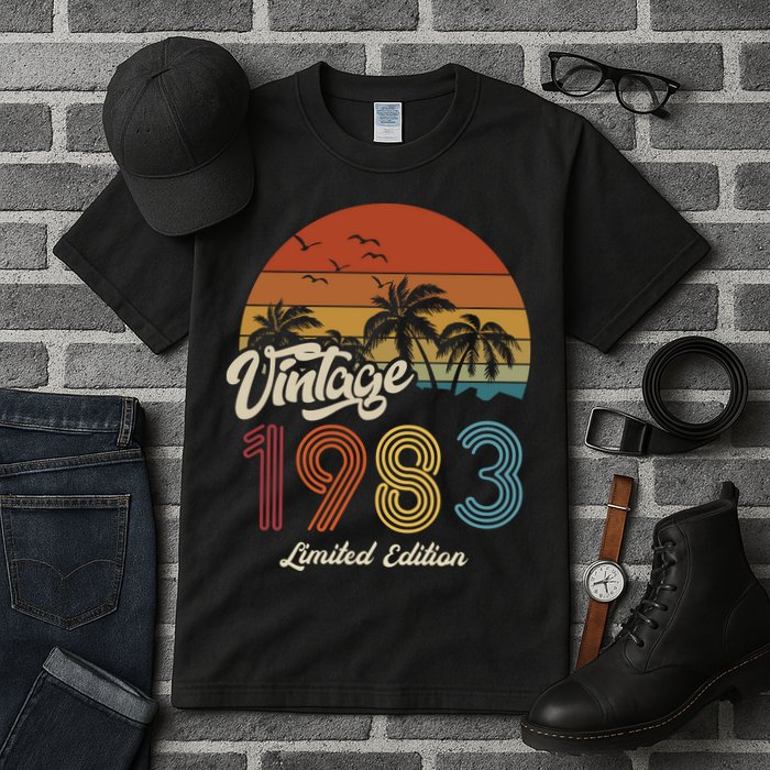 40th Birthday Vintage Limited Edition 1983 Tall T-Shirt