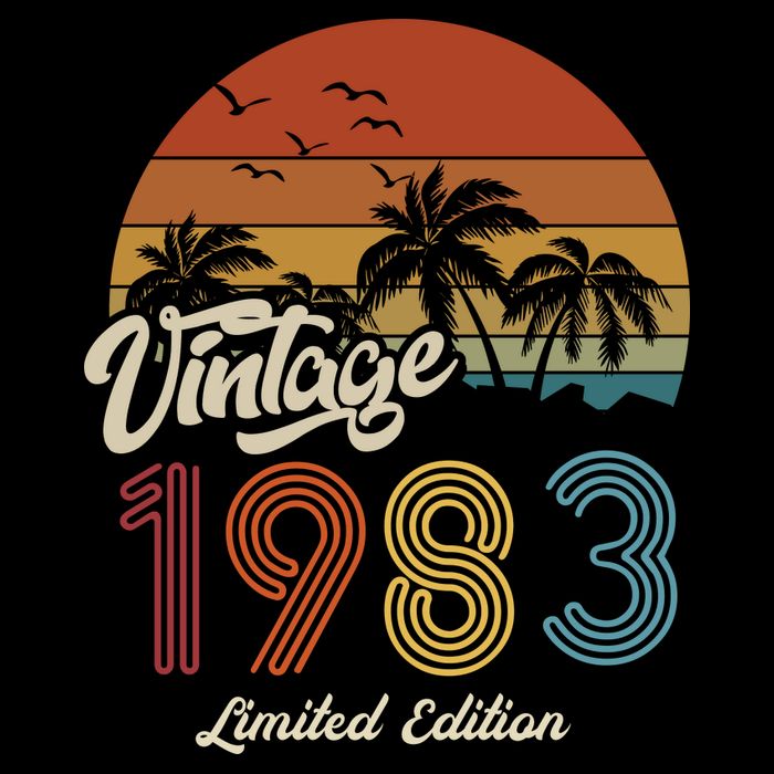 40th Birthday Vintage Limited Edition 1983 Tall T-Shirt