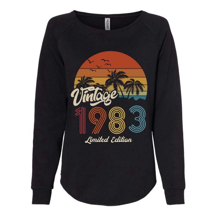 40th Birthday Vintage Limited Edition 1983 Womens California Wash Sweatshirt