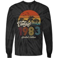 40th Birthday Vintage Limited Edition 1983 Tie-Dye Long Sleeve Shirt