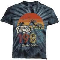 40th Birthday Vintage Limited Edition 1983 Kids Tie-Dye T-Shirt