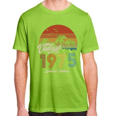 48th Birthday Vintage Limited Edition 1975 Adult ChromaSoft Performance T-Shirt