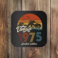 48th Birthday Vintage Limited Edition 1975 Coaster