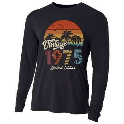 48th Birthday Vintage Limited Edition 1975 Cooling Performance Long Sleeve Crew