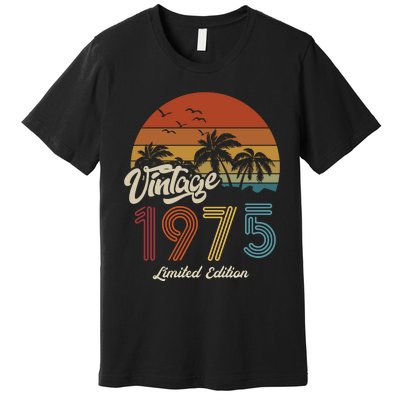 48th Birthday Vintage Limited Edition 1975 Premium T-Shirt