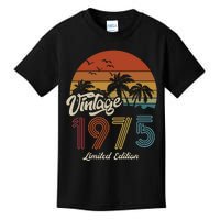 48th Birthday Vintage Limited Edition 1975 Kids T-Shirt