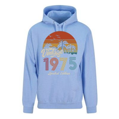 48th Birthday Vintage Limited Edition 1975 Unisex Surf Hoodie