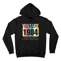 40th Birthday Vintage 1984 Limited Edition 40 Years Of Being Awesome Hoodie