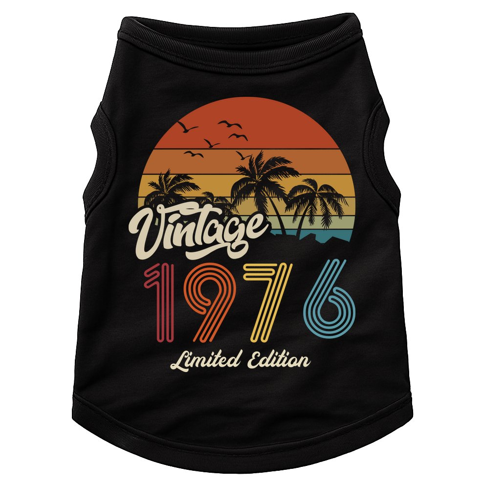 47th Birthday Vintage Limited Edition 1976 Doggie Tank