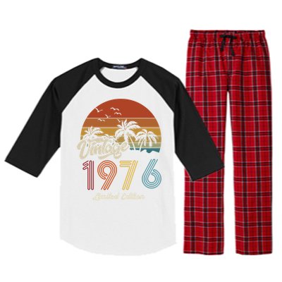 47th Birthday Vintage Limited Edition 1976 Raglan Sleeve Pajama Set