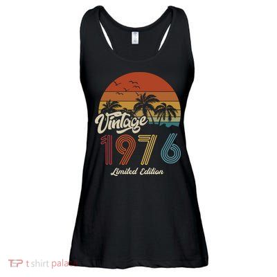 47th Birthday Vintage Limited Edition 1976 Ladies Essential Flowy Tank
