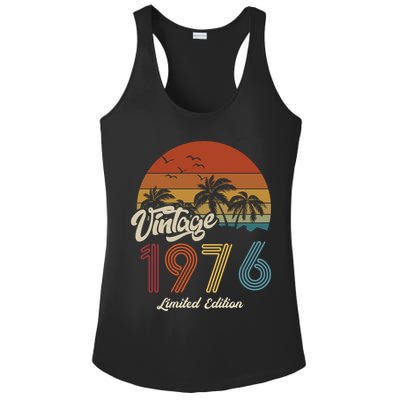 47th Birthday Vintage Limited Edition 1976 Ladies PosiCharge Competitor Racerback Tank