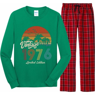 47th Birthday Vintage Limited Edition 1976 Long Sleeve Pajama Set