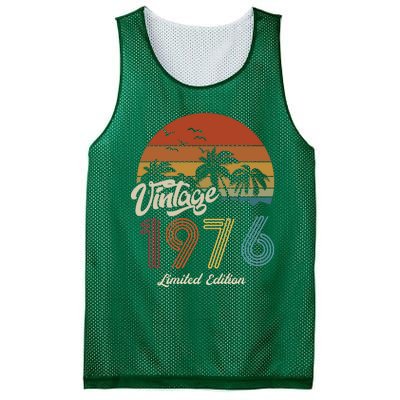 47th Birthday Vintage Limited Edition 1976 Mesh Reversible Basketball Jersey Tank