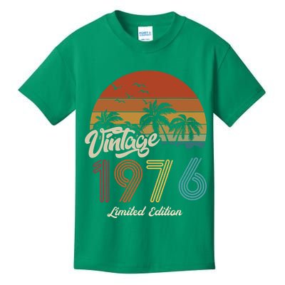 47th Birthday Vintage Limited Edition 1976 Kids T-Shirt