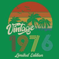 47th Birthday Vintage Limited Edition 1976 Kids T-Shirt