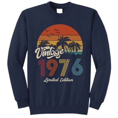 47th Birthday Vintage Limited Edition 1976 Tall Sweatshirt