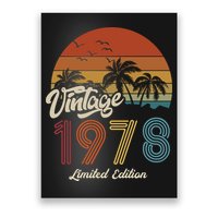 45th Birthday Vintage Limited Edition 1978 Poster