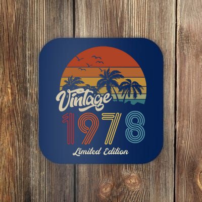 45th Birthday Vintage Limited Edition 1978 Coaster