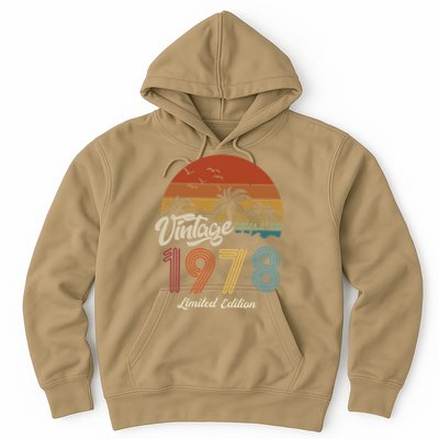 45th Birthday Vintage Limited Edition 1978 Hoodie
