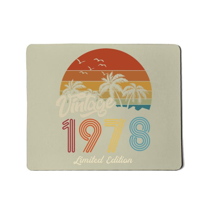 45th Birthday Vintage Limited Edition 1978 Mousepad