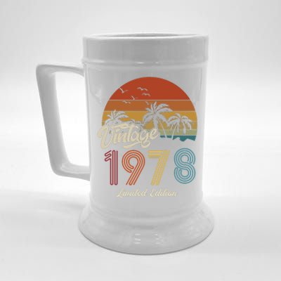 45th Birthday Vintage Limited Edition 1978 Beer Stein