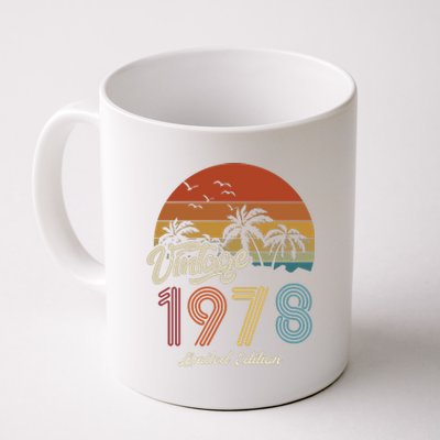 45th Birthday Vintage Limited Edition 1978 Coffee Mug