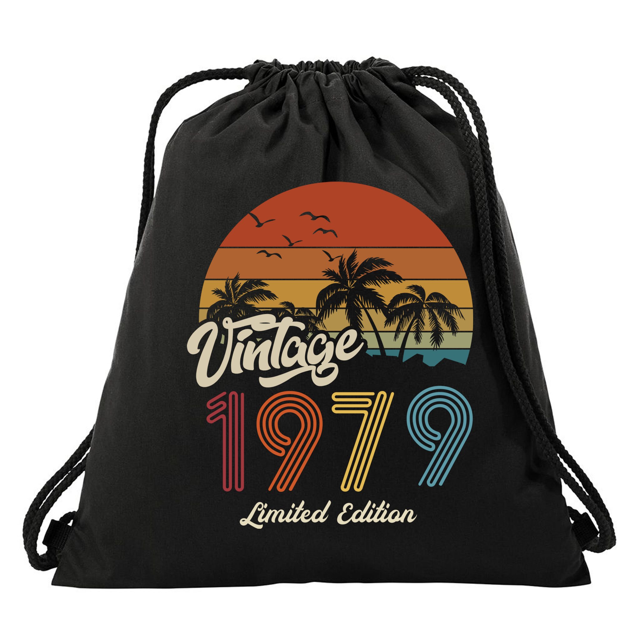 44th Birthday Vintage Limited Edition 1979 Drawstring Bag