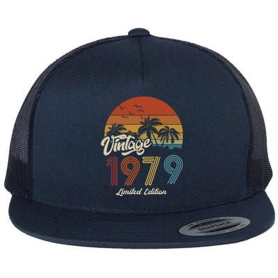 44th Birthday Vintage Limited Edition 1979 Flat Bill Trucker Hat