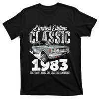 40th birthday Vintage Classic Car 1983 B-day 40 year old T-Shirt