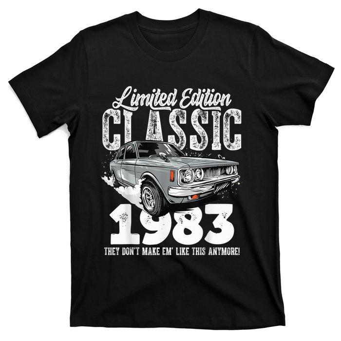 40th birthday Vintage Classic Car 1983 B-day 40 year old T-Shirt