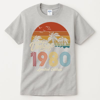 43rd Birthday Vintage Limited Edition 1980 Tall T-Shirt