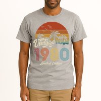 43rd Birthday Vintage Limited Edition 1980 Tall T-Shirt