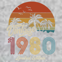43rd Birthday Vintage Limited Edition 1980 Tall T-Shirt