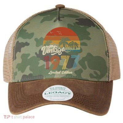 46th Birthday Vintage Limited Edition 1977 Legacy Tie Dye Trucker Hat