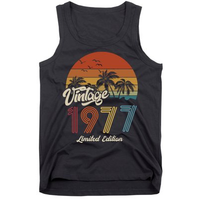 46th Birthday Vintage Limited Edition 1977 Tank Top