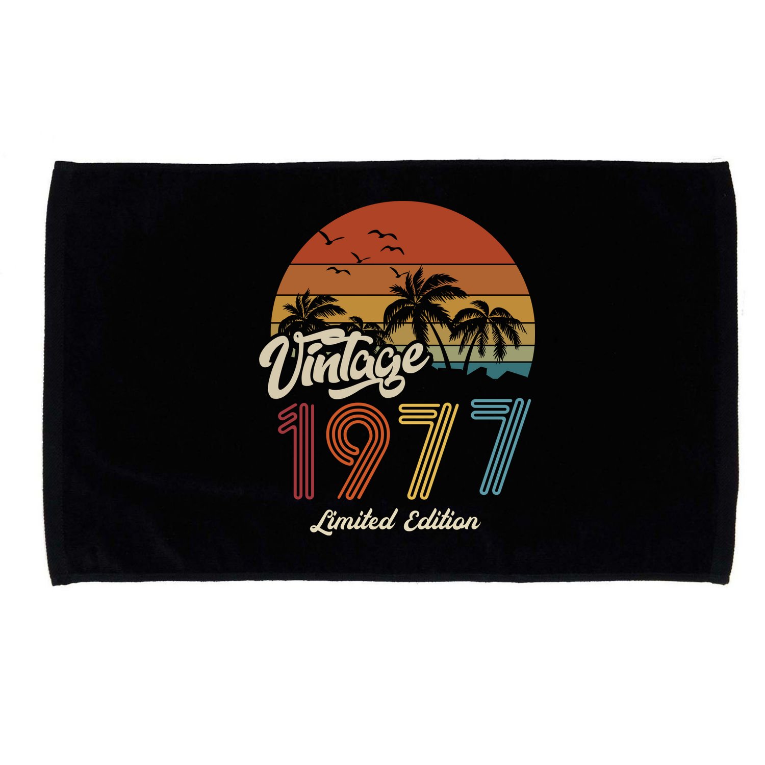 46th Birthday Vintage Limited Edition 1977 Microfiber Hand Towel