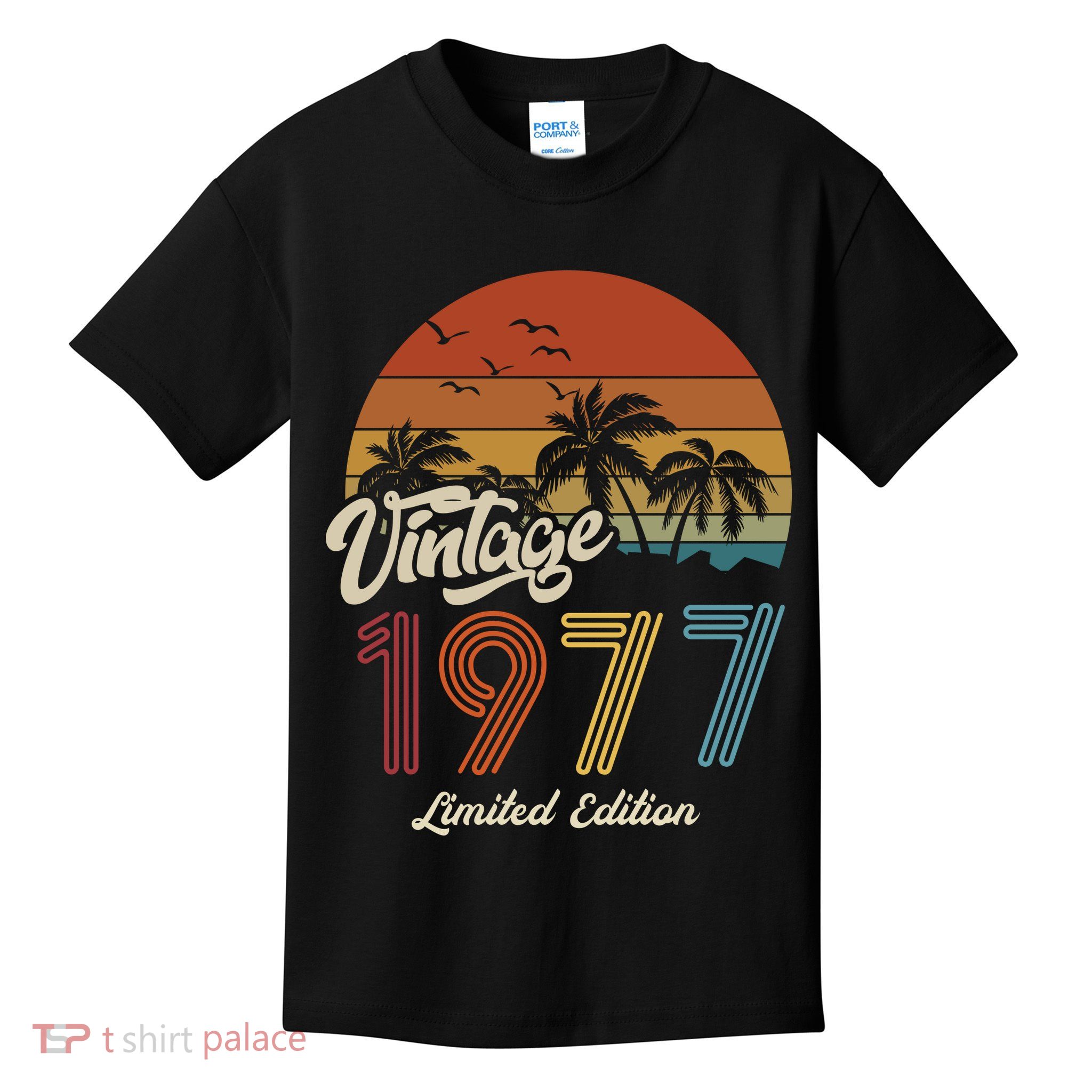46th Birthday Vintage Limited Edition 1977 Kids T-Shirt