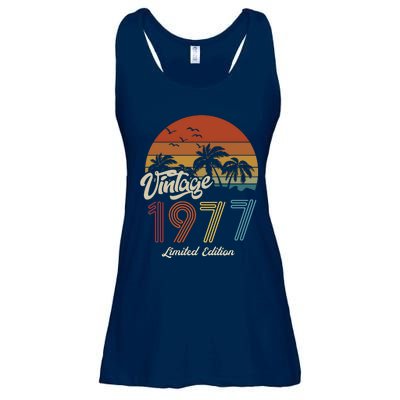 46th Birthday Vintage Limited Edition 1977 Ladies Essential Flowy Tank