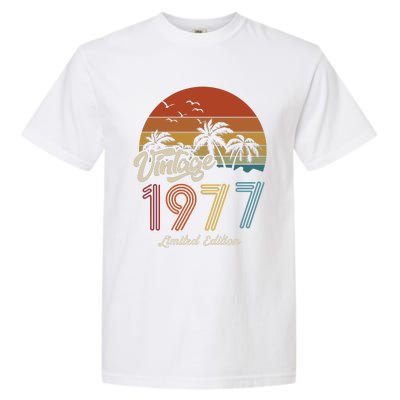 46th Birthday Vintage Limited Edition 1977 Garment-Dyed Heavyweight T-Shirt