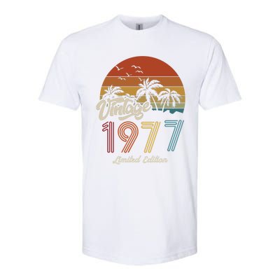 46th Birthday Vintage Limited Edition 1977 Softstyle CVC T-Shirt