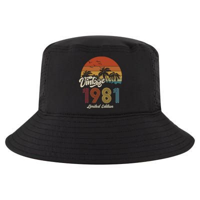 42nd Birthday Vintage Limited Edition 1981 Cool Comfort Performance Bucket Hat