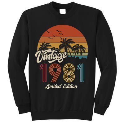 42nd Birthday Vintage Limited Edition 1981 Sweatshirt