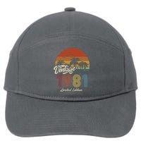 42nd Birthday Vintage Limited Edition 1981 7-Panel Snapback Hat