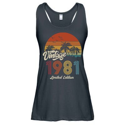 42nd Birthday Vintage Limited Edition 1981 Ladies Essential Flowy Tank