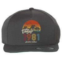 42nd Birthday Vintage Limited Edition 1981 Wool Snapback Cap