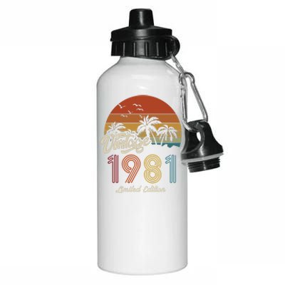 42nd Birthday Vintage Limited Edition 1981 Aluminum Water Bottle