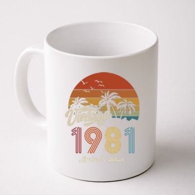 42nd Birthday Vintage Limited Edition 1981 Coffee Mug