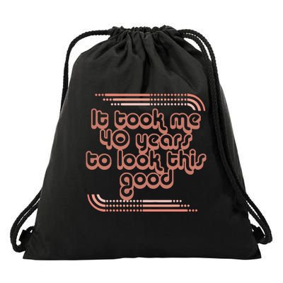 40th Birthday Vintage 1983 Drawstring Bag