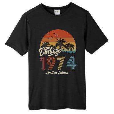 49th Birthday Vintage Limited Edition 1974 Tall Fusion ChromaSoft Performance T-Shirt